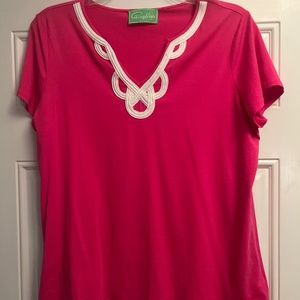Pappagallo Hot Pink Top
